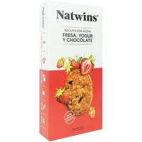 Galletas de fresa, yogur y chocolate NATWINS, caja 160 g