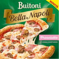 Pizza proscuitto&funghi BUITONI BELLA NAPOLI, caja 375 g Pizza proscuitto&funghi BUITONI BELLA NAPOLI, caja 375 g