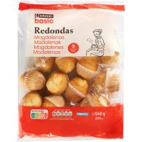 Magdalena rodona EROSKI BASIC, paquet 540 g