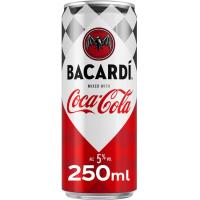 Ron BACARDI&COCA-COLA, llauna 25 cl Ron BACARDI&COCA-COLA, llauna 25 cl