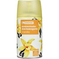 Ambientador automàtic vainilla EROSKI, recanvi 250 ml