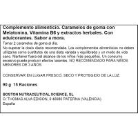 Melatonina sin azúcar ni gelatina VITALDIN, 30 uds, bote 90 g