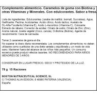 Pelo y piel sin azúcar ni gelatina VITALDIN, 30 uds, bote 78 g