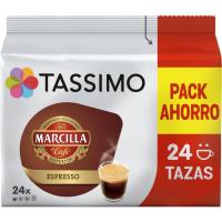 Café Espresso sistema TASSIMO MARCILLA, caja 24 uds