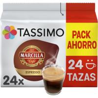 Café Espresso sistema TASSIMO MARCILLA, caja 24 uds