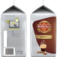 Café Espresso sistema TASSIMO MARCILLA, caja 24 uds