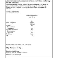 Catanias de praliné y sal del Himalaya CUDIÉ, caja 80 g