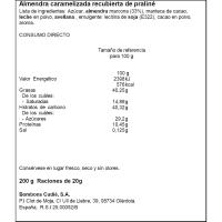 Turrón de catanias originales CUDIÉ, caja 200 g