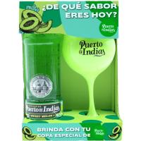 Ginebra sweet melon PORT D'ÍNDIES, ampolla 70 cl+copa gratis