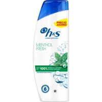 Champú menthol formato ahorro H&S, bote 300+30 ml