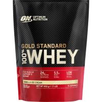 100% gold standard whey helado vainilla OPTIMUM NUTRITION, 450 g