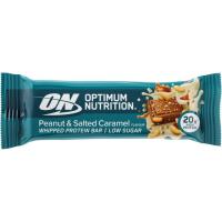 Barrita de proteína caramelo y cacauhete OPTIMUM NUTRITION, 68 g