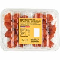 Pechuga de pollo tex mex en tacos EROSKI, bandeja aprox. 500 g