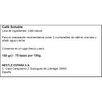 Cafè classic descafeïnat NESCAFÉ, bossa 150 g