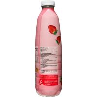 Batido de fresa EROSKI, botella 1 litro