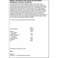 Muesli crujiente al cacao s/ gluten 0% azúcar ESGIR, bolsa 300 g