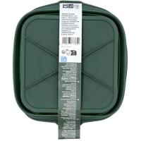 Cesta cuadrada de silicona, plegable, apta Air Fryer, Terrae QUID, 20x20x8 cm