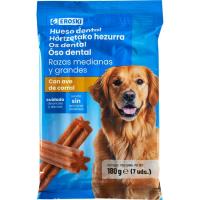 Stick dental per a gos mitjà/gran EROSKI, pack 1 u. 180 g