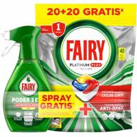 Rentavaixella màquina PLATINUM PLUS + antigrassa FAIRY, pack 1 ud