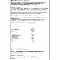 Tostada proteína con lentejas y arroz BICENTURY, caja 110 g