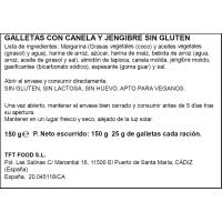Galletas de Navidad sin gluten ABUELOBREAD, bolsa 150 g