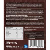 Cono de chocolate EROSKI, pack 6x120 ml