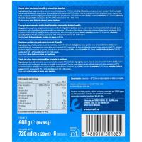 Cono sabor nata EROSKI, pack 6x120 ml