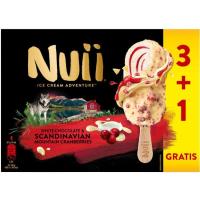 Gelat bombó mascarpone nabius vermells NUII, pack 3+1 x90 ml