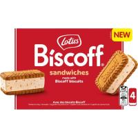 Helado sandwich LOTUS, pack 4x80 ml