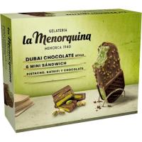 Sandwich Dubai chocolate MENORQUINA, pack 6x85 ml