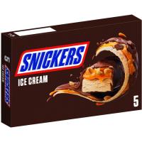 Helado barrita SNICKERS 5 uds, caja 228 g