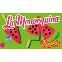 Helado de sandia LA MENORQUINA, pack 4x80 ml Helado de sandia LA MENORQUINA, pack 4x80 ml