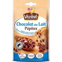 Chips de xocolata amb llet VAHINÉ, bossa 100 g