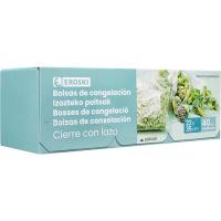 Bosses de congelacion mitjanes EROSKI, caixa 40 ud