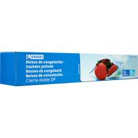 Bosses de congelacion amb tancament zip grans EROSKI, caixa 10 u