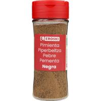 Pimienta negra molida EROSKI, frasco 65 g Pimienta negra molida EROSKI, frasco 65 g