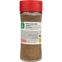 Pimienta negra molida EROSKI, frasco 65 g