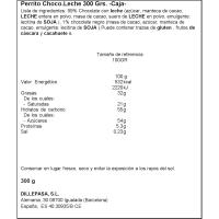 Perro de chocolate con leche MUSFI'S, caja 300 g