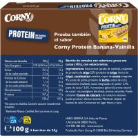 Barrita de cereales y cacao CORNY PROTEIN, caja 100 g