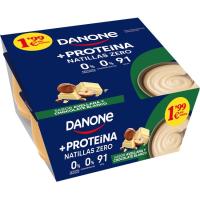 Natilla proteïna avellana i xocolata blanca DANONE, pack 4x120 g Natilla proteïna avellana i xocolata blanca DANONE, pack 4x120 g