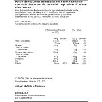 Natilla proteína avellana-chocolate blanco DANONE, pack 4x120 g