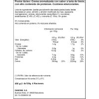 Natilla proteïna sabor pastís llimona DANONE, pack 4x120 g