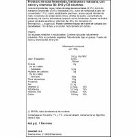 Producto de soja, manzana y frambuesa ALPRO, tarrina 400 g