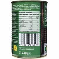 Garbanzos con verduras EROSKI, lata 430 g