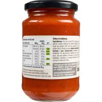 Salsa arrabbiata EROSKI, flascó 350 g