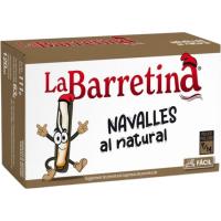 Navajas al natural 8/14 LA BARRETINA, lata 111 g Navajas al natural 8/14 LA BARRETINA, lata 111 g