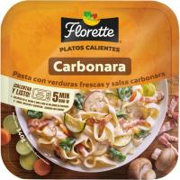 Pasta con verduras frescas carbonara FLORETTE, bandeja 340 g Pasta con verduras frescas carbonara FLORETTE, bandeja 340 g