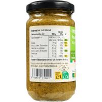 Pesto genovese EROSKI, flascó 190 g
