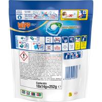 Detergente en cápsulas WIPP POWER, bolsa 18 dosis