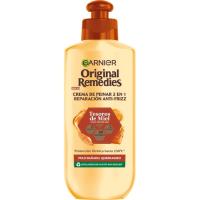 Crema 2n1 anti frizz tesoros miel ORIGINAL REMEDIES, bote 200 ml Crema 2n1 anti frizz tesoros miel ORIGINAL REMEDIES, bote 200 ml
